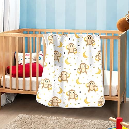 שמיכת תינוק של קטאקו בננה שמיכה לתינוקות לבנים בנות שמיכות פעוטות כותנה מיטה זורקת שמיכת תינוק רכה וחמה