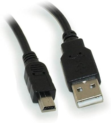 Mycablemart 6 אינץ 'USB 2.0 מוסמך 480 מגהביט לשנייה סוג A זכר ל- MINI-B/5 פינים