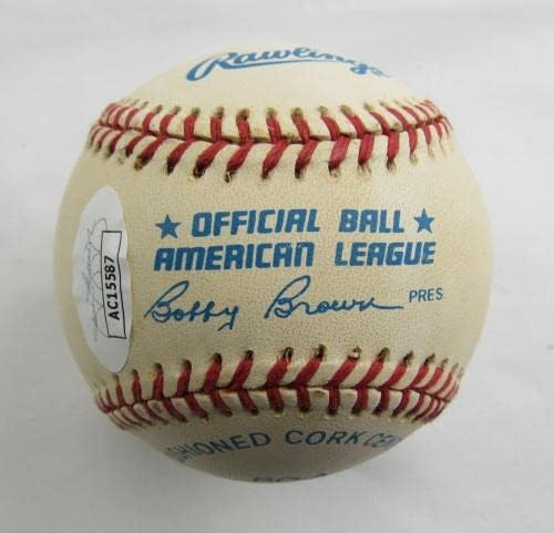 Ken Griffey JR חתמה על חתימה אוטומטית רולינגס בייסבול JSA AC15587 - כדורי בייסבול עם חתימה