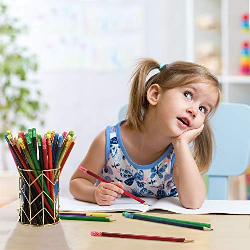 אאוטוס משתנה בעפרון מצב רוח לילדים 2b מחליף עיפרון כיף מגוון עפרונות תרמו -שרומטיים עם מחק לסטודנטים