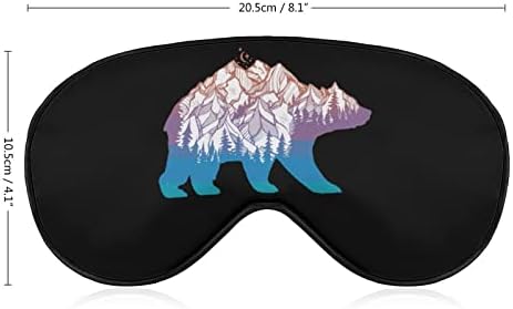 דוב הרים ישן מסכת עיניים עיוור