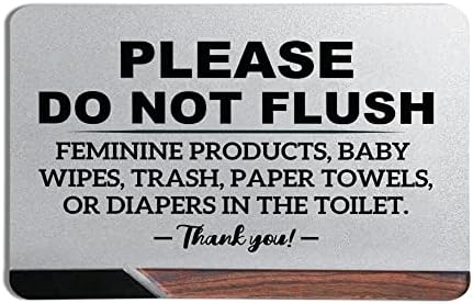 Maoerzai לא שוטפים שלט שירותים, אנא אל תשטוף תודה על שלט נימוסי אמבטיה, שלטי דלת אמבטיה, שלטי שירותים לעסקים,