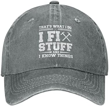 אני מתקן דברים ואני יודע דברים כובע לגברים שאני מתקן דברים כובע מגניב כובע לגברים מצחיקים