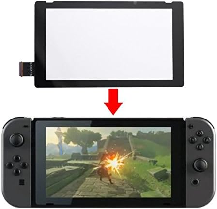 החלפת מסך מגע דיגיטייזר לעדשות זכוכית עבור בקר Nintendo Switch LCD Gamepad