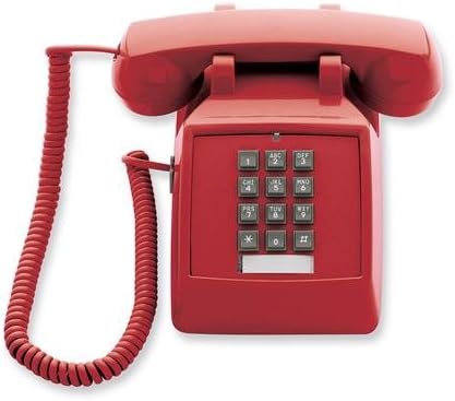 CETIS SCITEC 2510E טלפון דלפק חן יחיד אדום