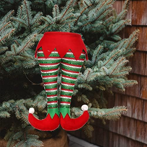 Ipetboom חג מולד רגליים ממולאות קישוטי עץ חג המולד עץ חג המולד טופר עץ חג חג חג חג חג המולד קישוטי תלייה