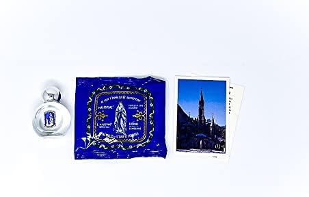 לורדס בקבוק מים קדושים מלאים & Lourdes Mints Mints 40 G- מתנות מעוררות השראה
