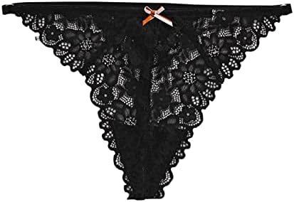 מכנסיים קצרים של אמריקה וינטג 'לנשים חוטיני תחרה לנשים לא בחזרה מותניים נמוכים ראו דרך תחתונים סקסיים חלקים