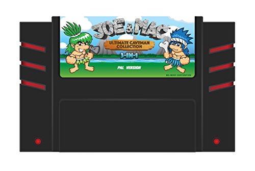 רטרו-סיביות אירופה ג'ו ומק אולטימטיבי אוסף מערות אוסף PAL גרסת SNES מחסנית עבור Super NES