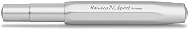 Kaweco Al Sport Fountain Pent Silver I Premium Fountain Pent for Ink מחסניות I עט מזרקה בלעדי 13 סמ I NIB: