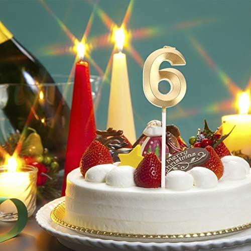 PartyKindom מספר יום הולדת רומנטי מספר נרות מסיבות נרות נרות מפלגות קישוטים למסיבות ליום הולדת