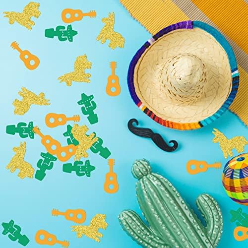 Fiesta Confetti, Cactus, Llama Piñata Confetti, מקלחת לתינוקות טאקו, יום הקישוטים למסיבות המתים, קישוטים