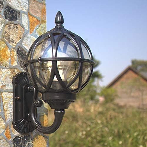 Ylyajy כדורי תאורה חיצונית מנורות קיר חיצוניות אורות עמוד מנורה ראש נוף נוף נוף עמוד עמוד מים עמוד גן