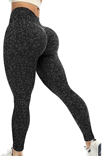איקה נשים חותלות התחת הרמת גבוהה מותן בטן בקרת יוגה מכנסיים מודפס ספורט גרביונים הרזיה למתוח