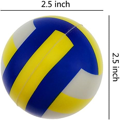 כדורי כדורי כדורי כדורי כדורי כדורי כדורי ספורט, כדור קצף של 12 חבילות 2.5 אינץ