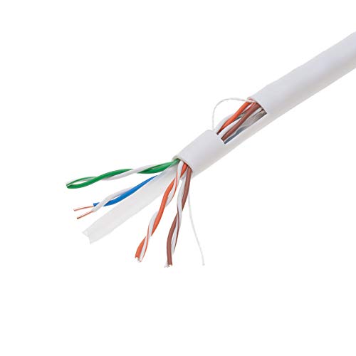כבלים ישיר מקוון 500ft Cat6 כבל מוצק 550 מגה הרץ Ethernet LAN UTP 23AWG RJ45 תיל רשת תיל