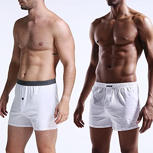 גברים של תחתונים בוקסר קצר פינת בית כותנה רופף בתוספת גודל תחתוני פיג ' מה מכנסיים מכנסיים קצרים