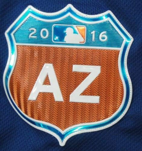 רוב פליפו AZ צוות אימוני האביב אריזונה הוציא דודג'רס ג'רזי MLB 54 - משחק MLB משומש גופיות