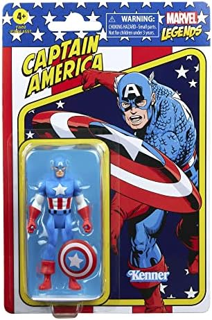 מארוול הסברו אגדות סדרת 3.75-אינץ רטרו 375 אוסף קפטן אמריקה פעולה איור צעצוע