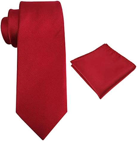 גברים של עניבת סט מוצק צבע 3.15 פורמליות עניבה וכיס כיכר סט לגברים