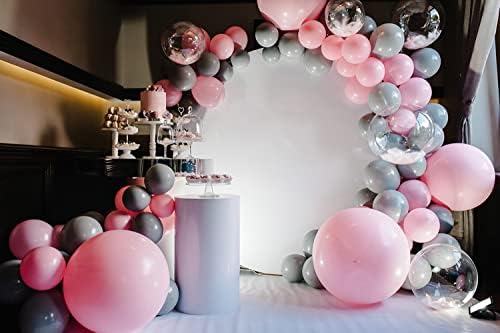 עגול רקע מכסה מעגל רקע עבור מסיבת יום הולדת תינוק מקלחת חתונה כלה מקלחת קישוט הקודש טבילת לבן מוצק צבע