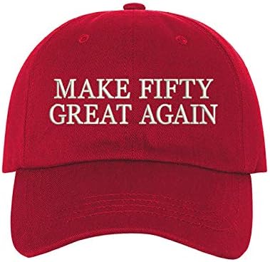 סגנון חיים של PRFCTO הפוך חמישים נהדר שוב כובע בייסבול - כובע יום הולדת 40 - כובע יום הולדת מצחיק