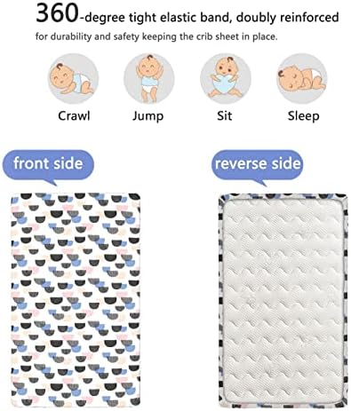 גיליון עריסה מצויד במשתלה, מזרן עריסה סטנדרטי מזרן פוטות מיטות פעוטות גיליונות מיטה-תינוקות גיליונות
