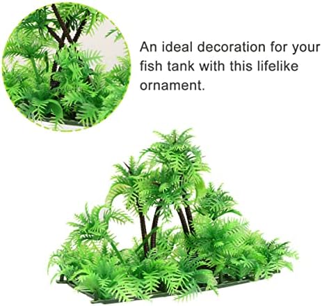 באלאקו צמחים מלאכותיים דקל דגם עצי פלסטיק דגי טנק צמחים אקווריום קישוטי נוף דגם עץ מיניאטורי