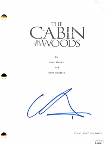 כריס המסוורת 'חתם על תא חתימה בחתימה ביער תסריט הסרט המלא עם אימות ג'יימס ספנס אימות JSA COA - Thor,