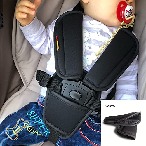 רפידות מושב רכב 2 מכוניות רפידות מושב מכונית רצועות רכב רצועות כתף לכיסויי חגורת בטיחות לילדים לתינוקות
