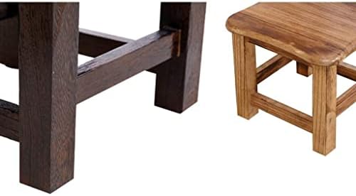 שרפרף פשוט גנרי, ספסל עץ ספסל ספה ספה מושב- פולאוניה שרפרף נמוך עץ מלא החלפת ספסל נעליים סלון בית, צבעים
