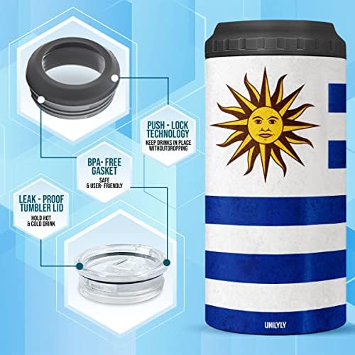 כדורגל אורוגוואי בהתאמה אישית של אוני -איילי יכול לקרר פלדת אל חלד שם מותאם אישית שם תרמי גביע