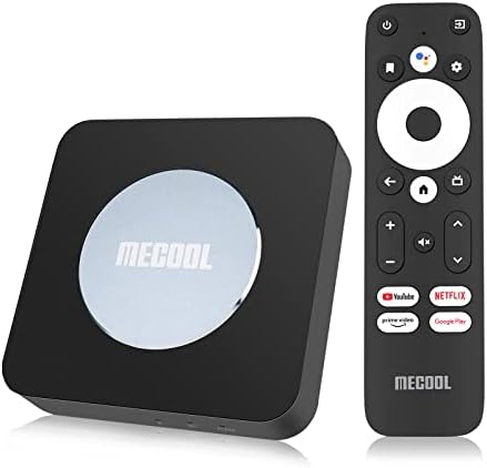 תיבת טלוויזיה אנדרואיד 11.0, Mecool KM2 פלוס תיבת טלוויזיה חכמה Netflix Google Certified AV1 Ultra 4K HDR 2GB