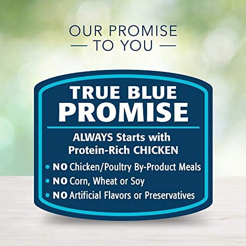כחול באפלו חופש תבואה חינם טבעי למבוגרים גזע קטן רטוב כלב מזון, עוף 5.5 עוז פחיות