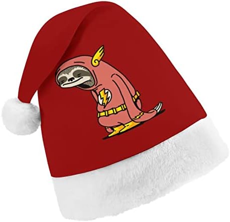 מצחיק עצלן חג המולד כובע רך קטיפה סנטה כובע מצחיק כפה עבור חג המולד לשנה חדשה חגיגי מפלגה