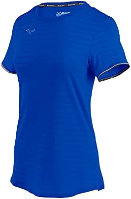 Mizuno's Stlectic's Ectuce Short Shole Tee, Royal, xx-large