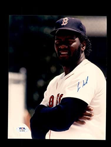 Lee Smith PSA DNA חתום 8x10 חתימת צילום רד סוקס - תמונות MLB עם חתימה