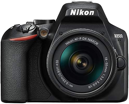 Nikon D3500 24.2MP מצלמת DSLR + AF-P DX 18-55 ממ VR ערכת עדשת NIKKOR + צרור אביזר