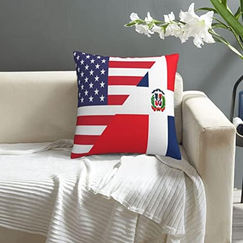 Kadeux American Flag Fligow Fillow תוספות כריות זריקה בגודל 18x18 אינץ 'הכנס כיסוי כרית לזרוק מרובע