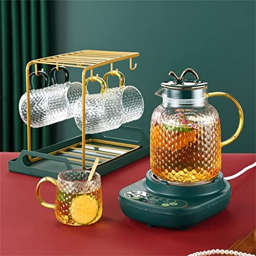 וולנוטה עמידה בחום זכוכית פרח קומקום חימום חשמלי תה צמחים סט קומקום פירות סט אחר הצהריים תה תה קומקום