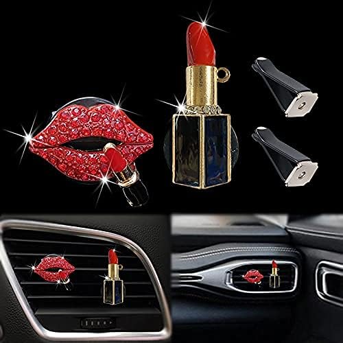 Maxtech, Crystal Lips Clip Clip ， שפתיים סקסיות Bling Car Charm Clip