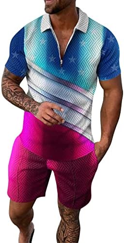 BMISEGM Summer Mens חולצות מזדמנים לגברים בגדי ספורט צבע הדפס