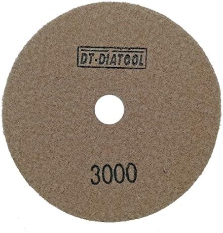 DT-diatool יהלום רפידות ליטוש יבש 8 יחידות 5 אינץ 'לגרניט גראט 3000