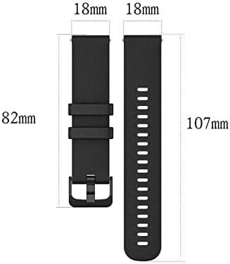 KGDHB 20 ממ צמיד רצועת כף היד עבור Ticwatch E עבור Garmin Venu עבור Forerunner 645 Silicone Smartwatch Watchband