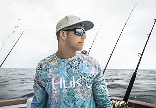 אייקון גברים של HUK X CAMO חולצת דיג עם שרוול ארוך