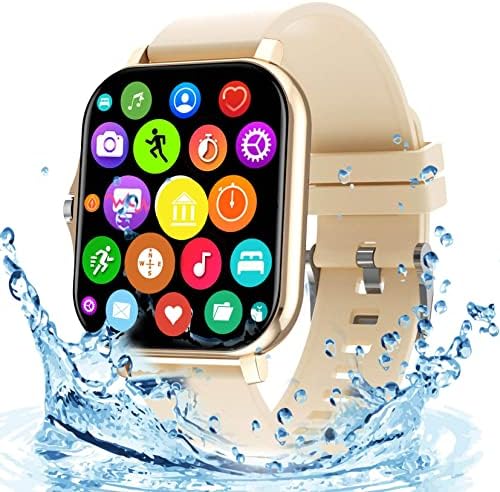 Kimanli שעון חכם שדרוג פעילות גשרי פעילות Bluetooth 1.7 HD נוגע במסך שעונים חכמים עם שיחה וטקסט קבלת/חיוג לבריאות