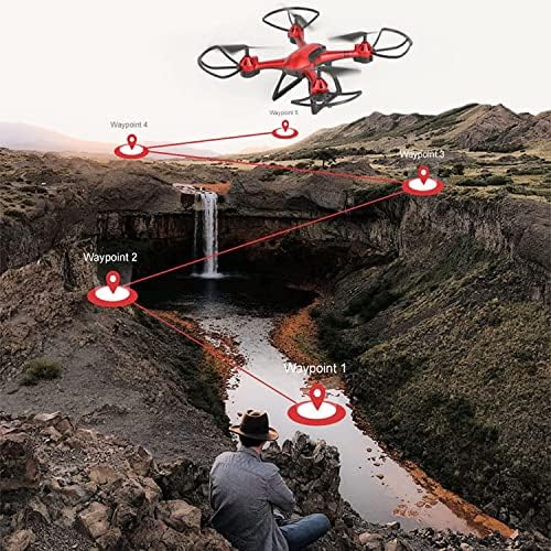 מצלמות מזלטים של Muvlux מזלט עם מצלמה 4K HD למבוגרים Quadcopter עקוב אחרי 25 דקות זמן טיסה GPS מיקום