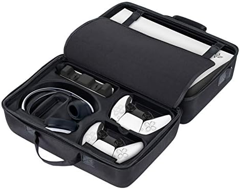 שקית כתף לאחסון נסיעות מגן עבור קונסולת PS5 אטומה למים עבור מארגן אוזניות בקר פגז קשה נשיאה