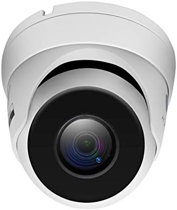 GW Security 4K 8MP מצלמת אבטחה של צריח מיקרופון חיצוני / מקורה