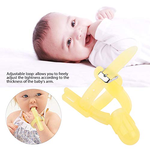תינוק אצבע מגן סיליקון, מתכוונן מציצת אצבע מגן כדי להפסיק מוצץ אגודל עבור תינוקות ילדים